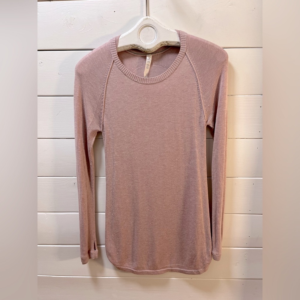❣️LULULEMON – Long Sleeve Pink Tunic Size 6 - Picture 10 of 10
